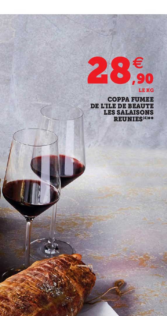 coppa fumée de l'île de beauté les salaisons réunies