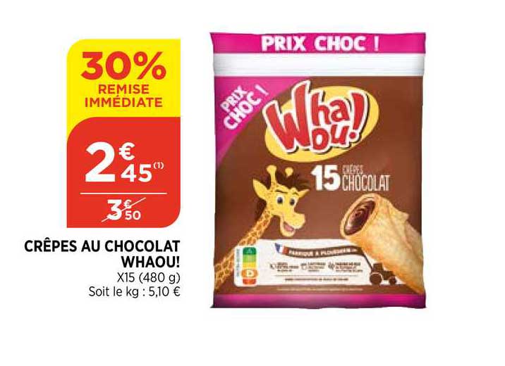 Crêpes Au Chocolat Whaou!