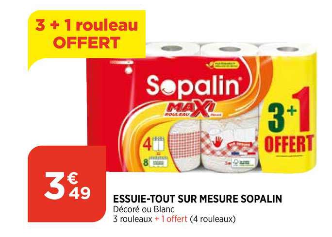 essuie-tout sur mesure sopalin