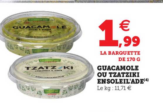 Guacamole Ou Tzatziki Ensoleil'ade