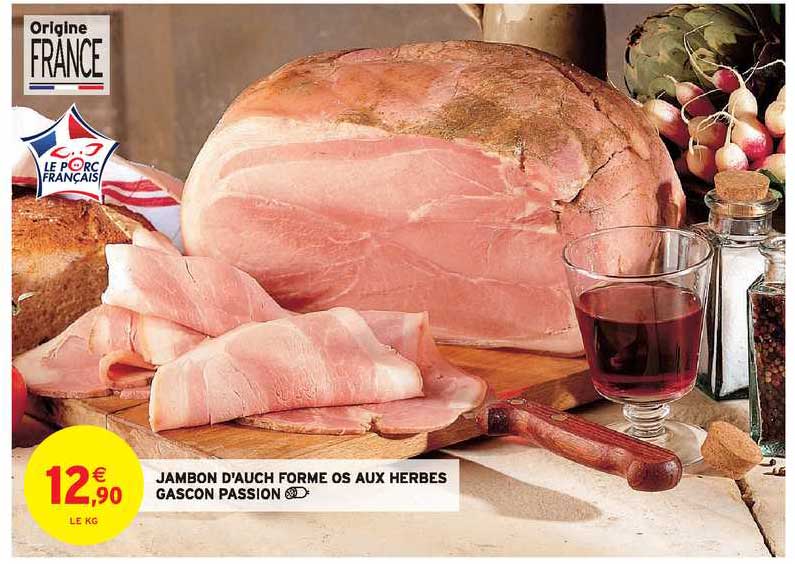 Jambon D'auch Forme Os Aux Herbes Gascon Passion