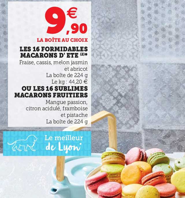 les 16 formidables macarons d'été ou les 16 sublimes macarons fruitiers