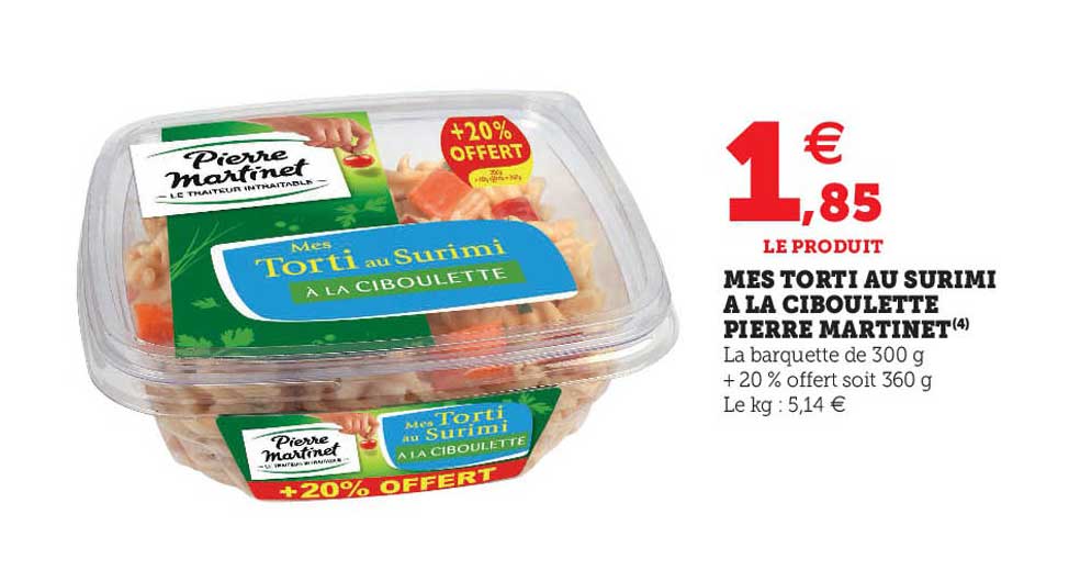 mes torti au surimi à la ciboulette pierre martinet