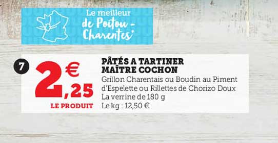 pâtés à tartiner maître cochon
