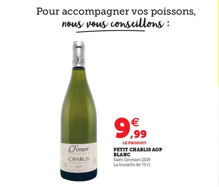 Petit Chablis Aop Blanc