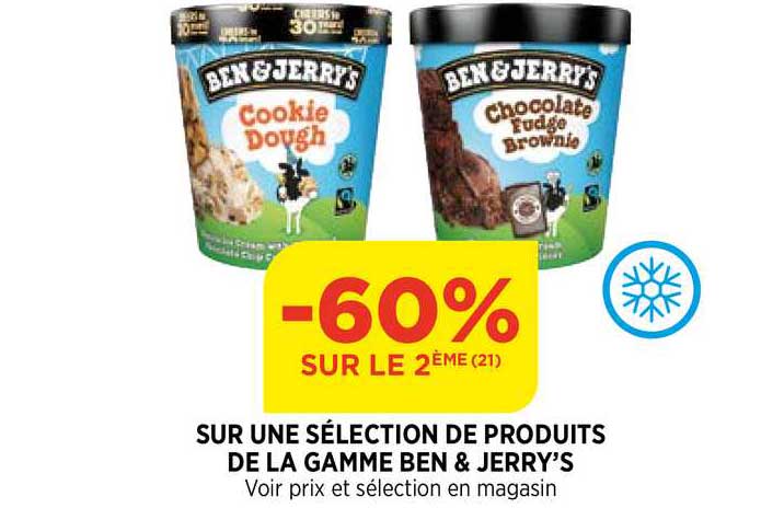 Sélection De Produits De La Gamme Ben & Jerry's