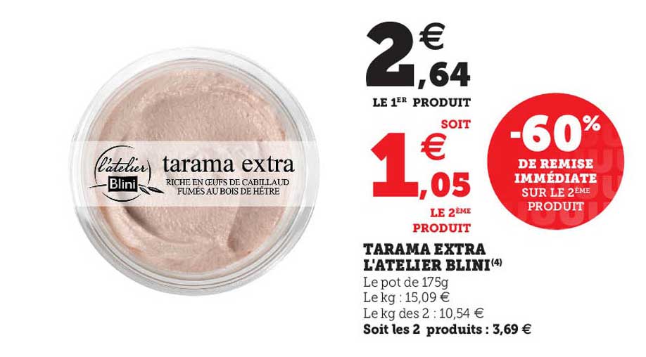 tarama extra l'atelier blini