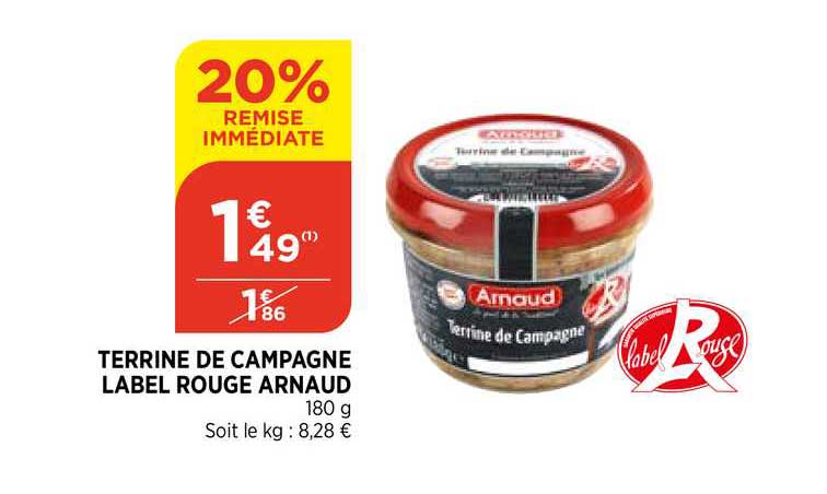 Terrine De Campagne Label Rouge Arnaud