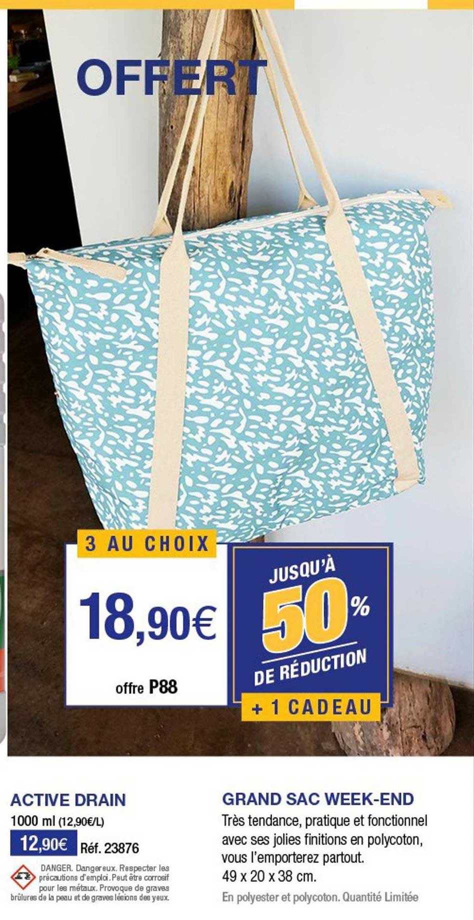 active drain, grand sac week-end