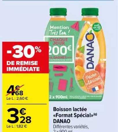 boisson lactée «format spécial» danao