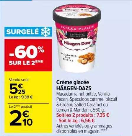 Crème Glacée Häagen-dazs