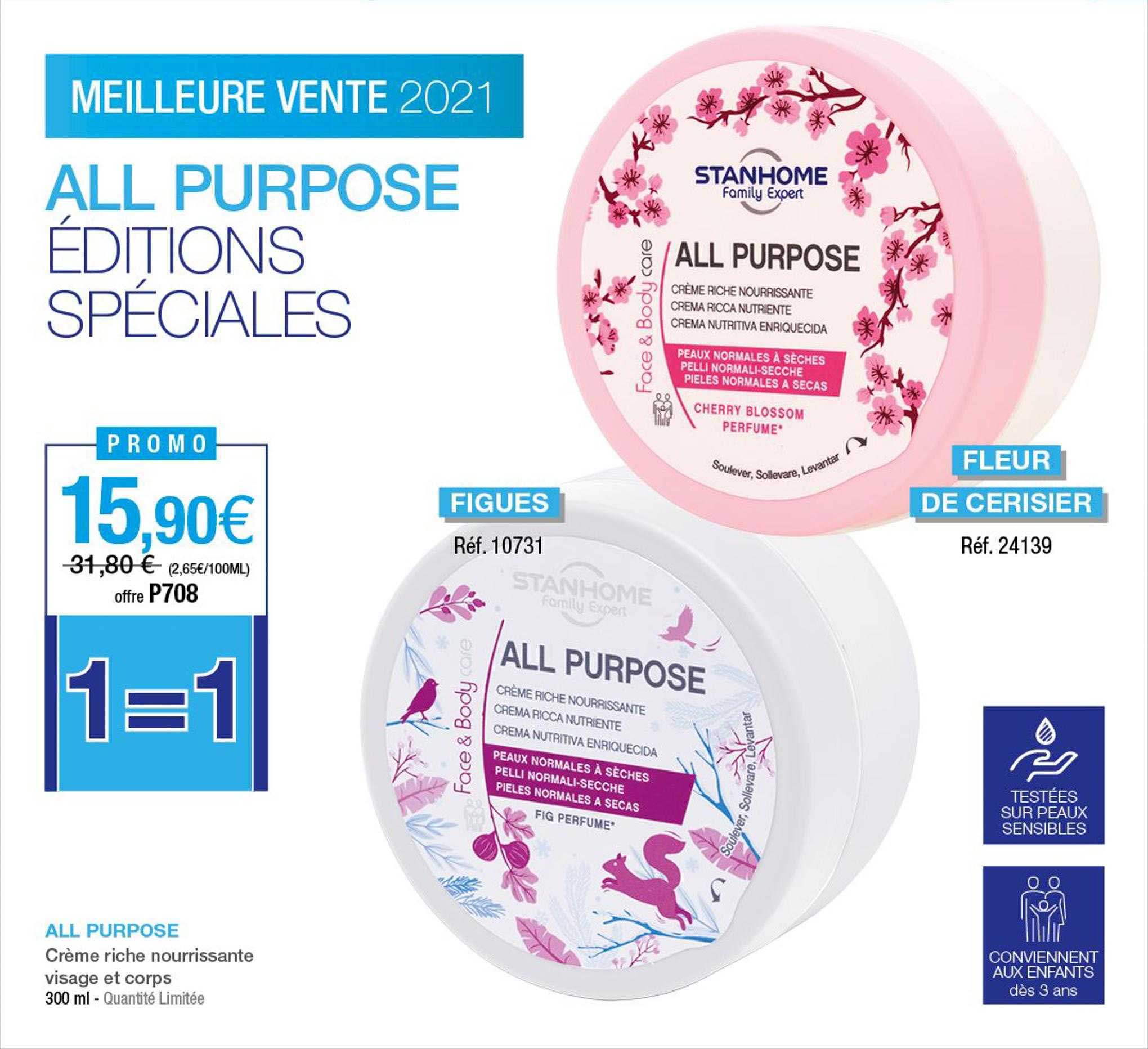 crème riche nourrissante visage et corps all purpose