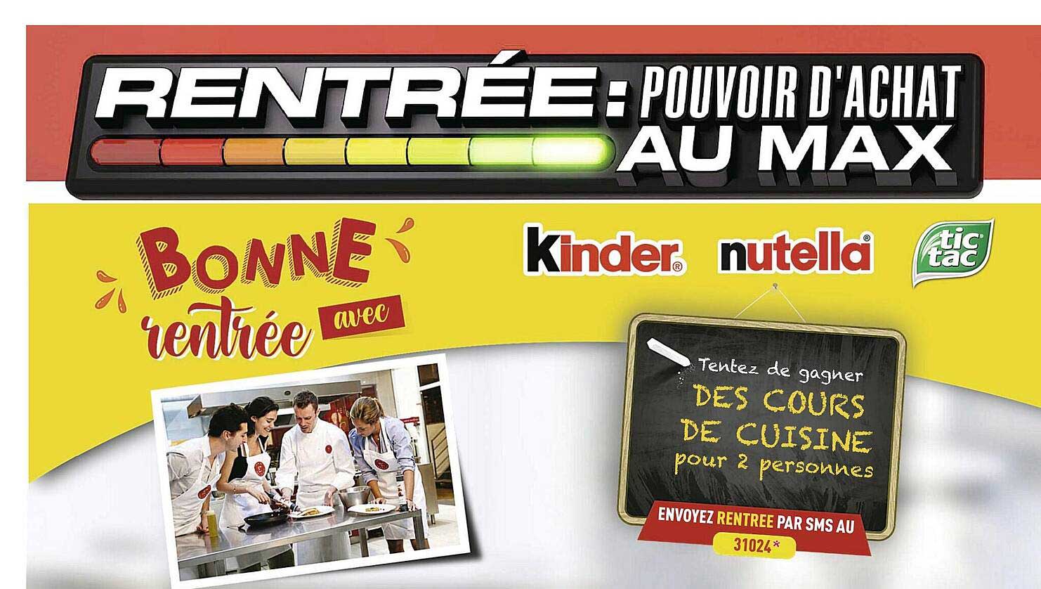 kinder, nutella, tic tac