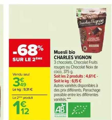 muesli bio charles vignon