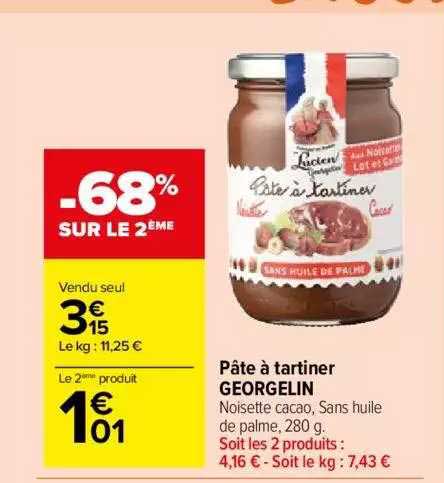 pâte à tartiner georgelin