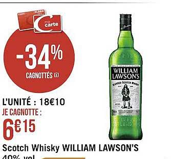 scotch whisky william lawson's