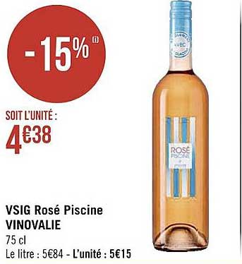 Vsig Rosé Piscine Vinovalie