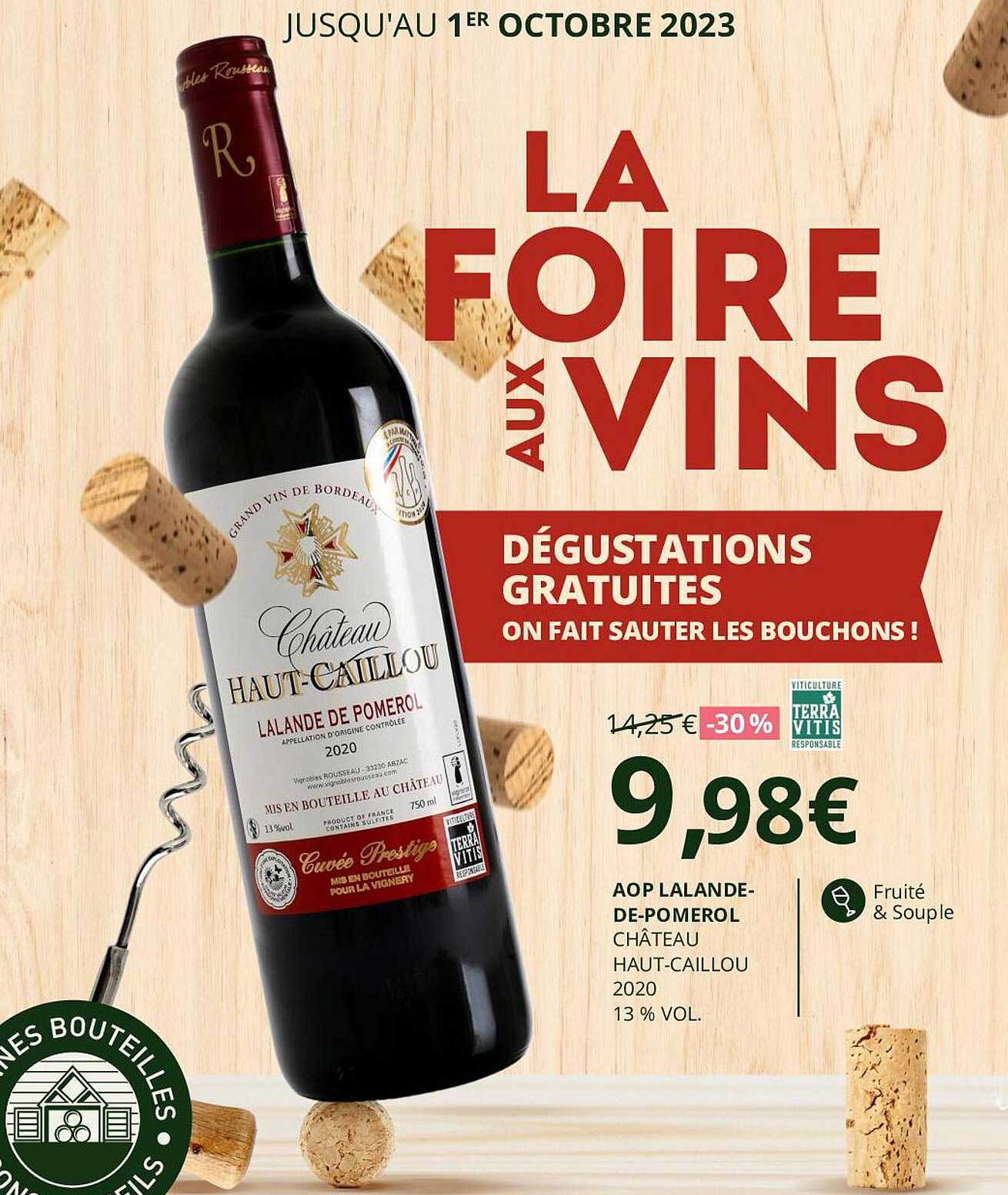 aop lalande-de-pomerol château haut-caillou 2020