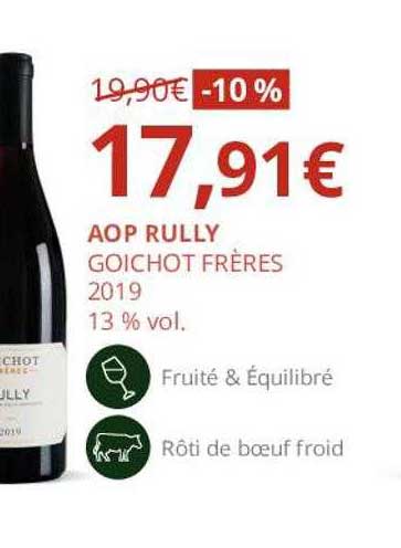 aop rully goichot frères 2019 13% vol.