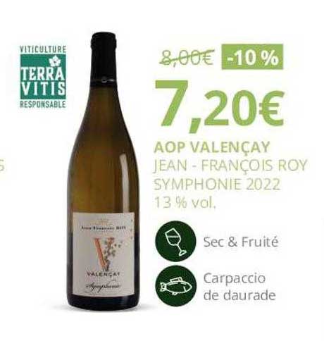 aop valençay jean - françois roy symphonie 2022 13% vol.