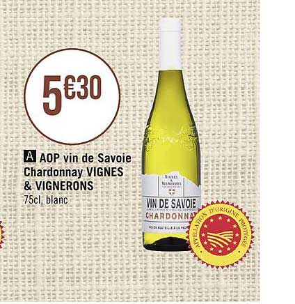 aop vin de savoie chardonnay vignes & vignerons