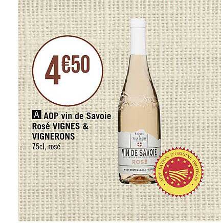 aop vin de savoie rosé vignes & vignerons