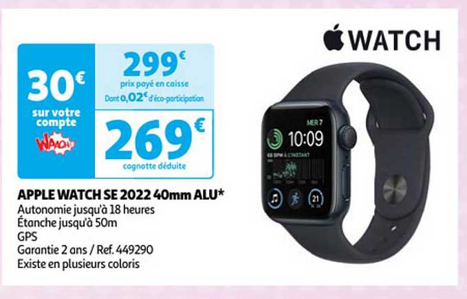 apple watch se 2022 40mm alu