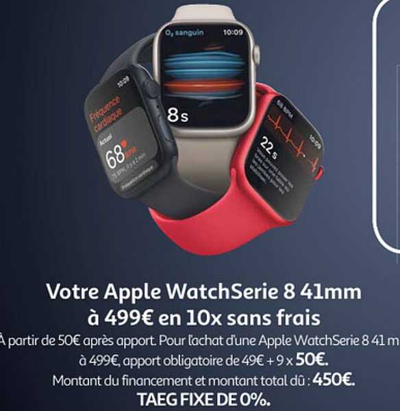 Apple Watch Série 8 41mm