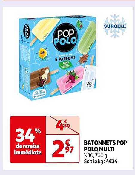 Bâtonnets Pop Polo Multi