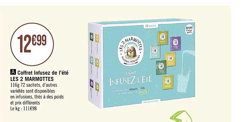 coffret infusez de l'été les 2 marmottes