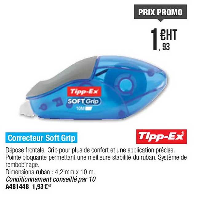 correcteur soft grip tipp-ex