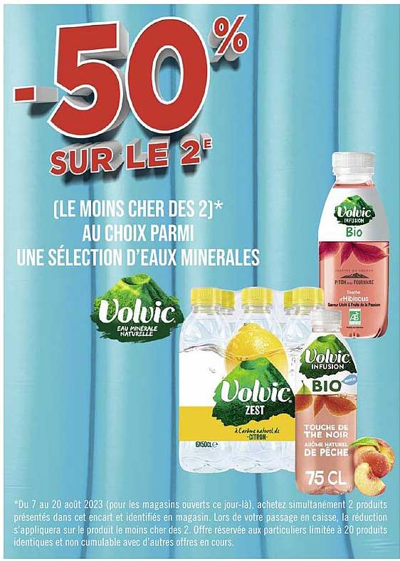 eaux minérales volvic