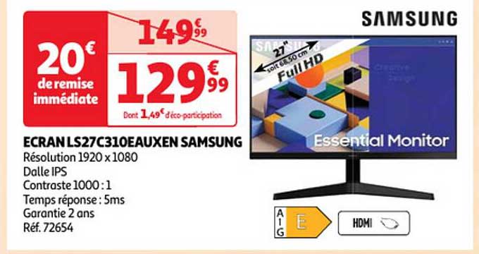 écran Ls27c310eauxen Samsung