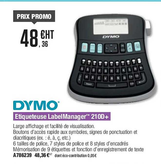étiqueteuse label manager 210d+ dymo