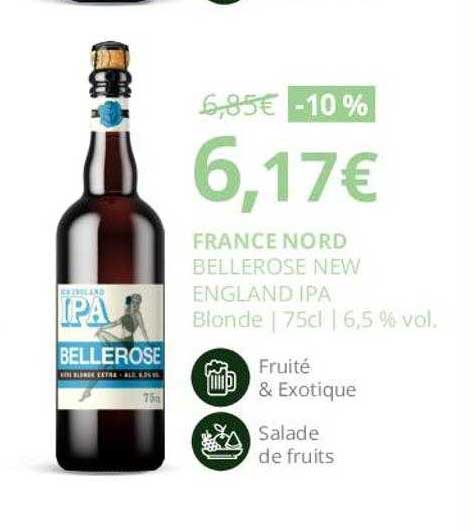 france nord bellerose new england ipa blonde 6,5% vol.