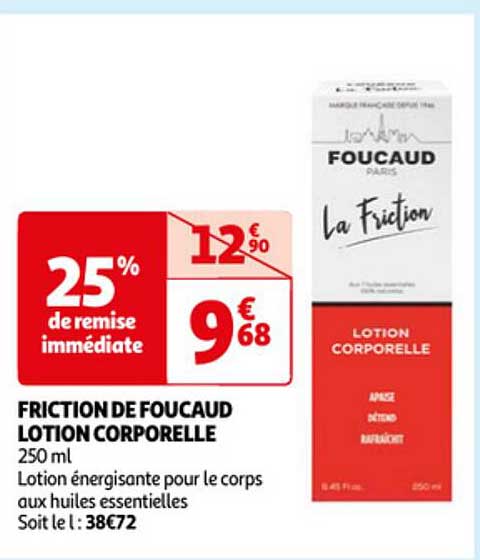 friction de foucaud lotion corporelle