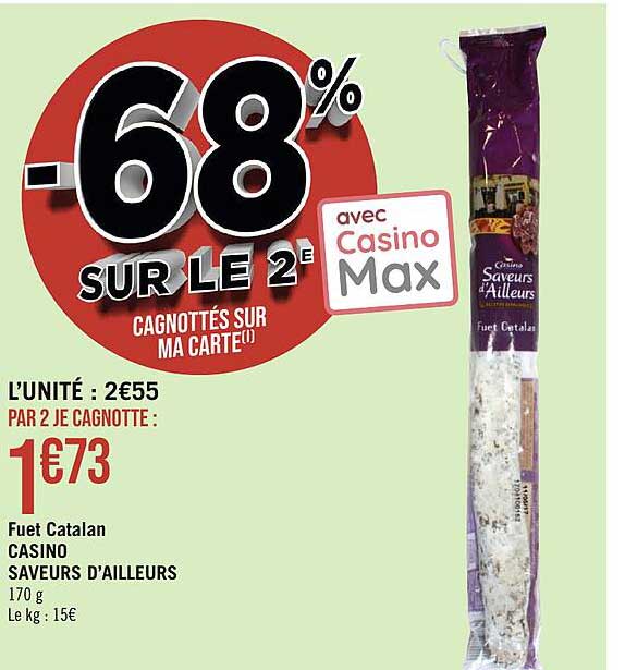 Fuet Catalan Casino Saveurs D'ailleurs