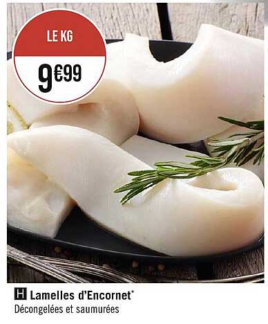 lamelles d'encornet