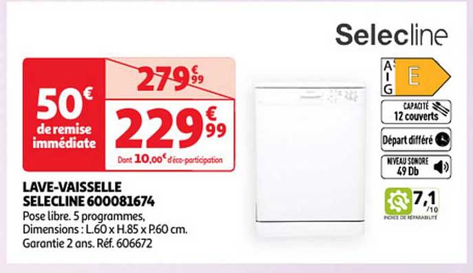 lave-vaisselle selecline 600081674