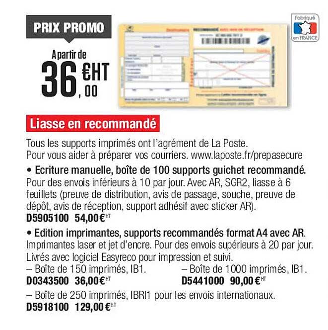 Liasse En Recommandé