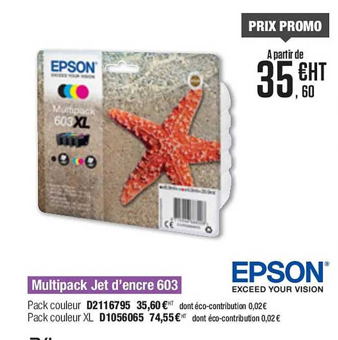 multipack jet d'encre 603 epson