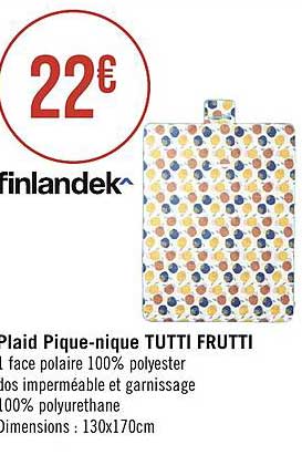 plaid pique-nique tutti frutti finlandek^