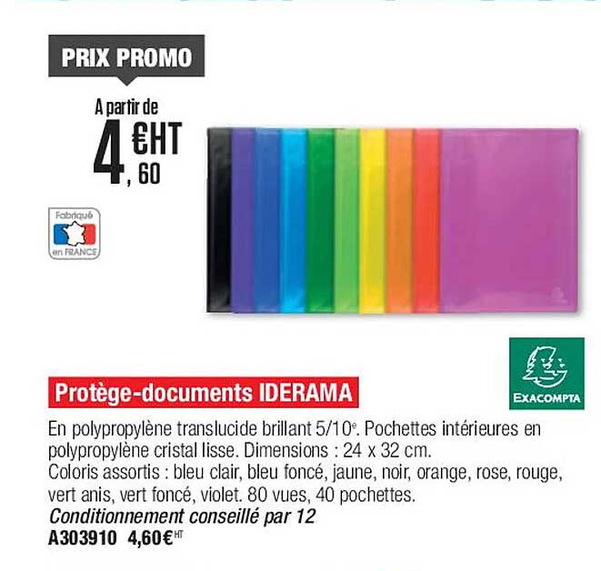 protège-documents iderama exacompta