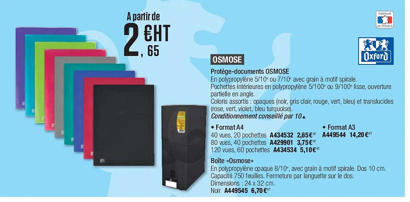 protège-documents osmose