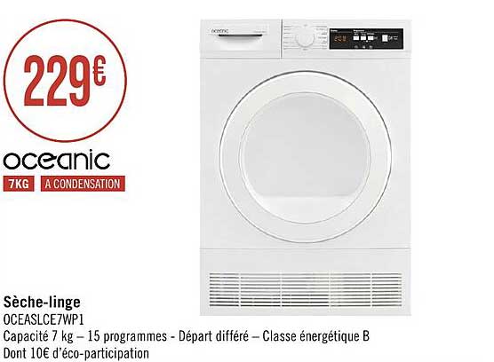 sèche-linge oceanic