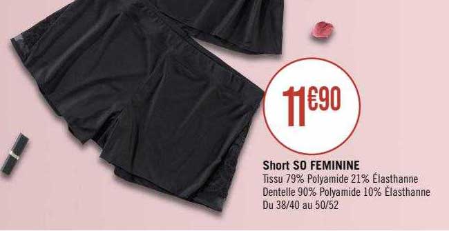 short so féminine