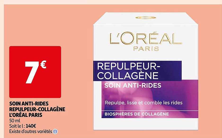 soin anti-rides répulpeur-collagène l'oréal paris
