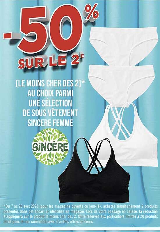 Sous Vêtement Sincère Femme