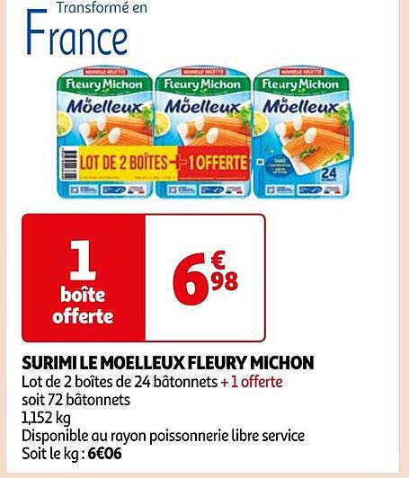 surimi le moelleux fleury michon