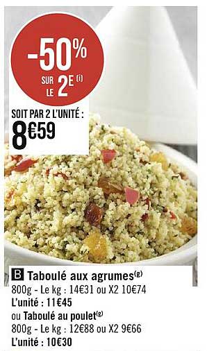 Taboulé Aux Agrumes Ou Taboulé Au Poulet